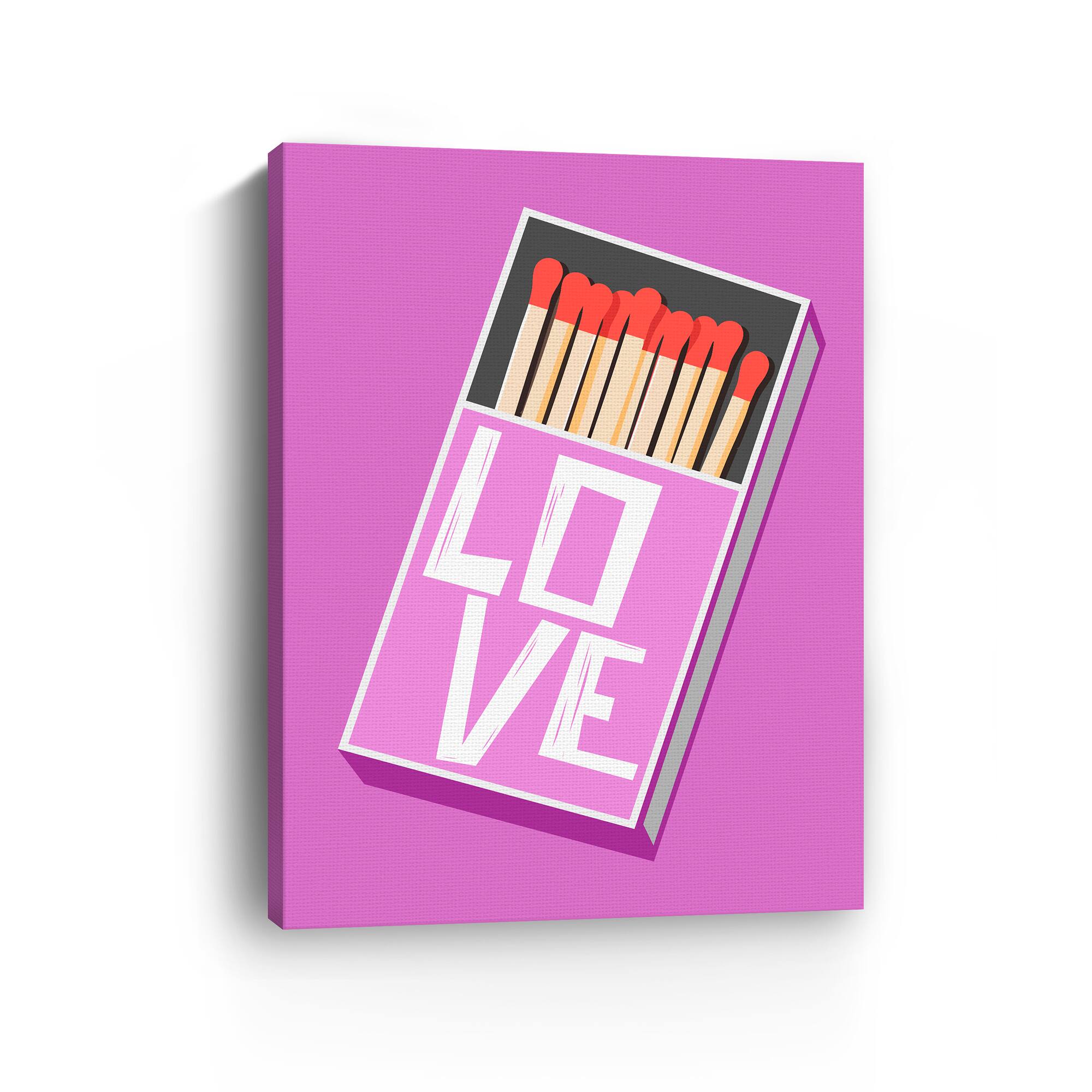 Matchbox Love Canvas Giclée Art